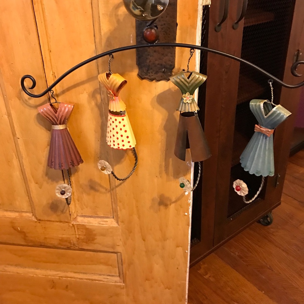 Pier One tin dress hooks hanger